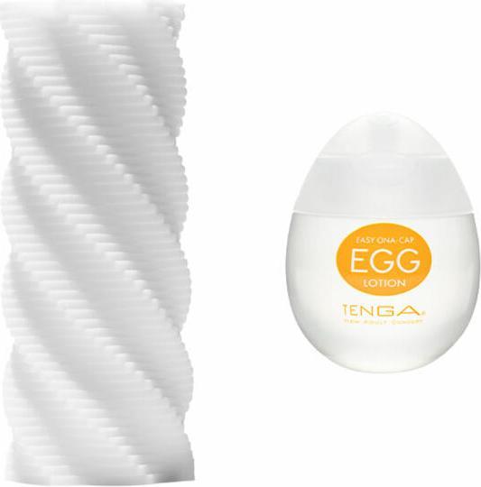 Produktbild Tenga 3D Spiral + Egg Lotion Bundle