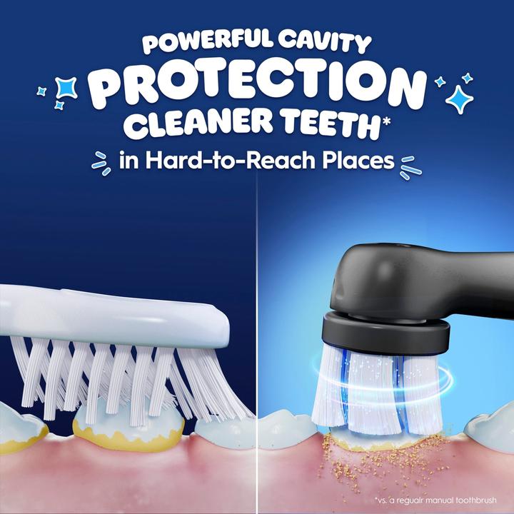 Produktbild Oral-B Oral B - iO Kids 6+ Marvel Spider-Man Electric Toothbrush Head - Black - 3 (3x)