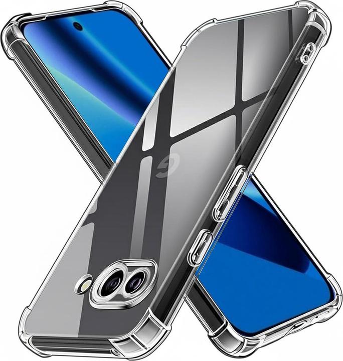 Techsuit - Shockproof Clear Silicone - Google Pixel 10a - Clear (Google Pixel 10a)
