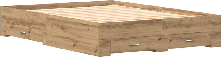 Image du produit vidaXL Rustikales Bett (140 x 190 cm)