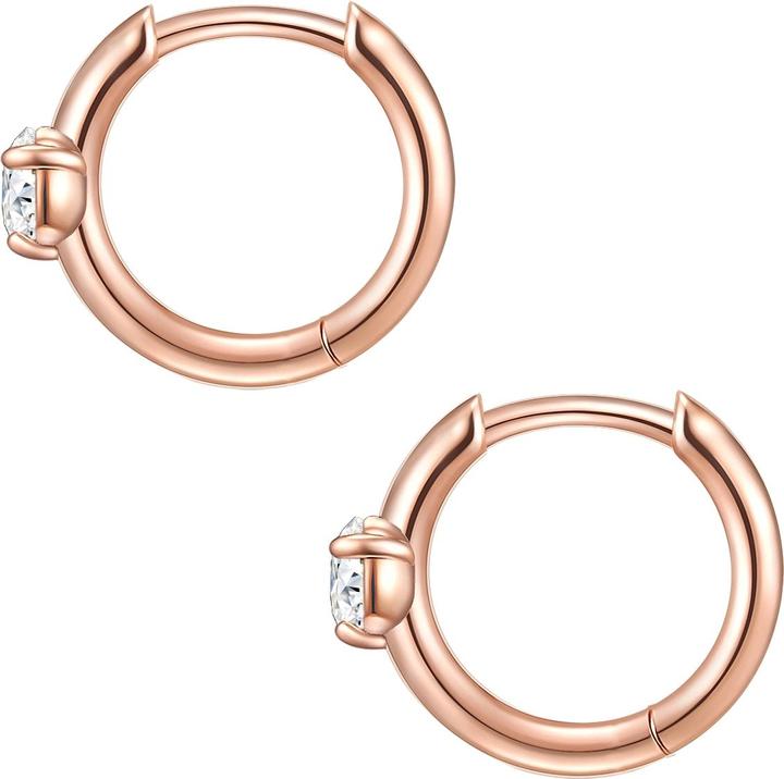 Produktbild Lulu & Jane Damen Metall-Legierung verziert mit Kristallen von Swarovski® roségold - 29515 (Metall-Legierung)