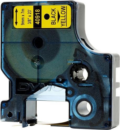 Actual product image Dymo S0720730 Standard tape (0.90 cm, Yellow, Black)