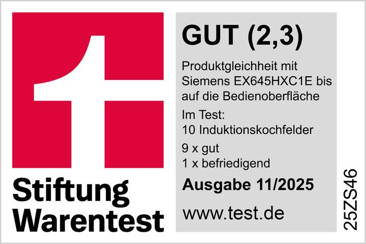 Actual product image Bosch Hausgeräte Bosch Series 6, Induction hob, 60 cm, Black, With frame on top, PXX645HC1M