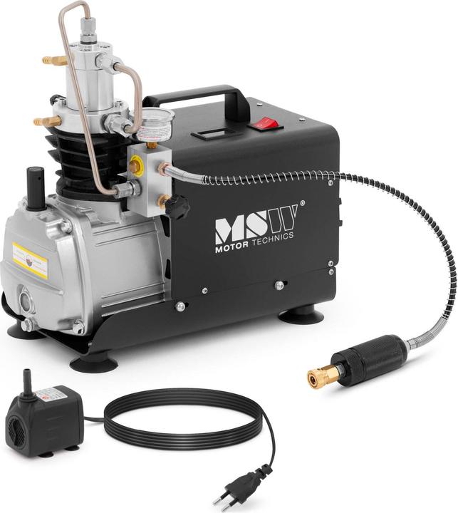 Produktbild MSW PCP-Kompressor 300 bar 1800 W 50 l/min 230 V Hochdruck-Kompressor (300 Bar, 0.50 l)