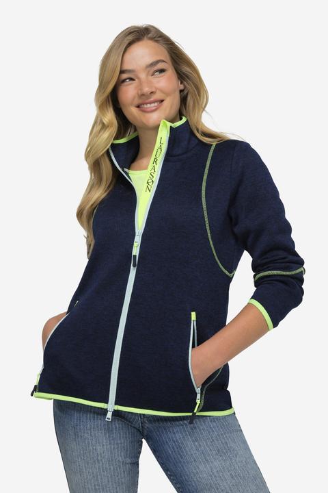 Produktbild Laurasøn Fleecejacke, Kapuze, Schmucknähte, OEKO-TEX (M)