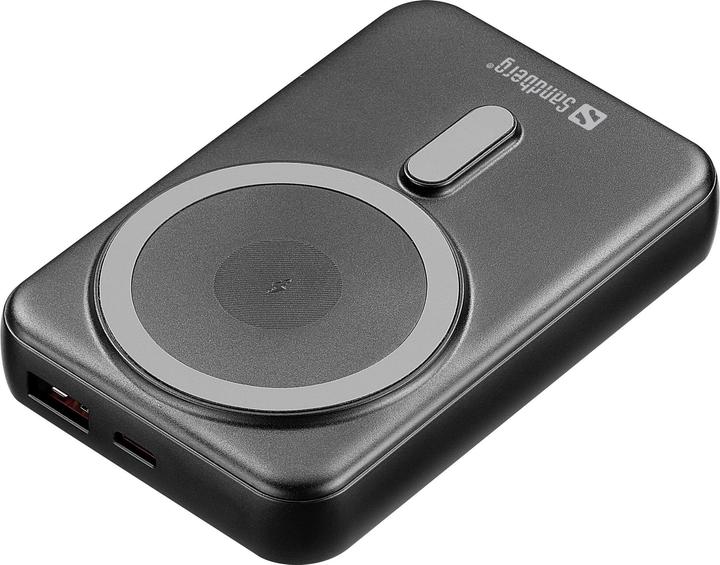 Actual product image Sandberg Mag Wireless Powerbank, 10000 (10000 mAh, 15 W, 38.50 Wh)
