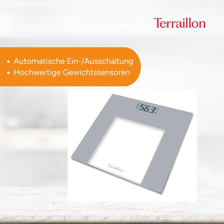 Image du produit Terraillon TP1000 Rectangle, Pèse-personne électronique (150 kg)