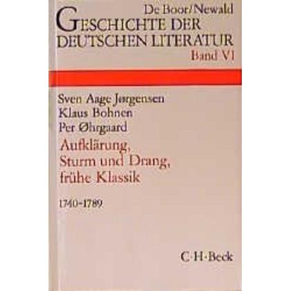 Aufklärung, Sturm und Drang, frühe Klassik (1740-1789), Sachbücher von Sven Aage J�rgensen, Per �hrgaard, Klaus Bohnen
