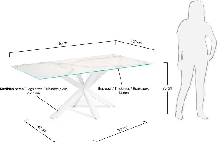 Produktbild Kave Home Argo (100 x 180 cm)