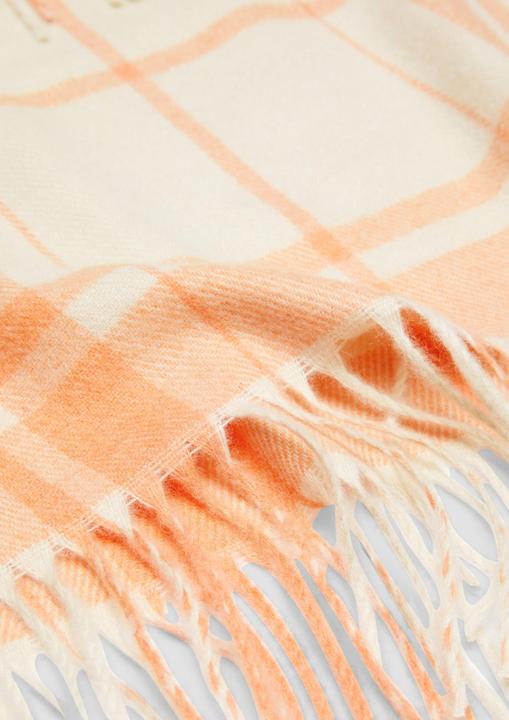 Image du produit s.Oliver Snood Karierter Loop-Schal mit Fransen