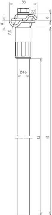 Produktbild Dehn 106150 - -50 - 100 °C - 16 mm - 675 mm - 16 mm - 340 g