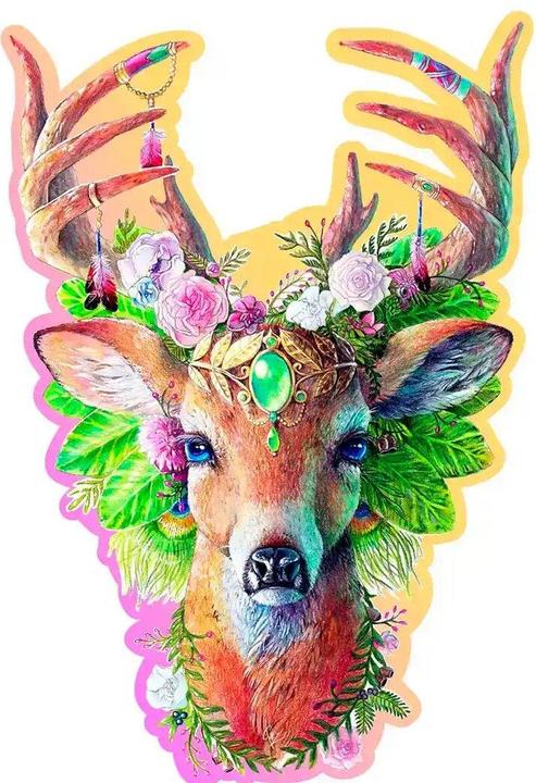 Productafbeelding WoodenCity WOODEN CITY Holzpuzzle Fashion Deer 250 Teile (250 onderdelen)