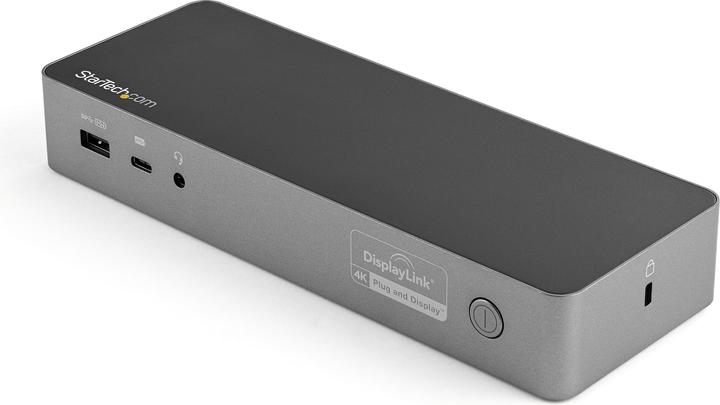 Produktbild StarTech .com Universal Laptop Docking Station USB-C & USB 3.0 2x4K 100W PD (Docking Port, 3 Ports)