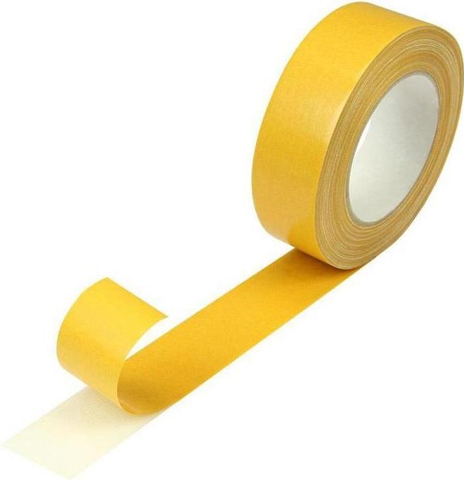 Image du produit Transpak Ruban de mesure double face largeur 38mm longueur 25m épaisseur 250µ jaune tissu coton cellulose (38 mm)