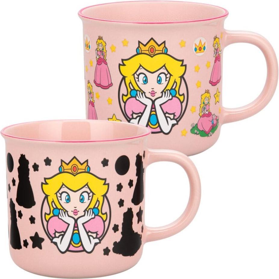 Paladone Products Paladone Tazza Cambia Colore Super Mario Princess Peach, Tazza, Rosa