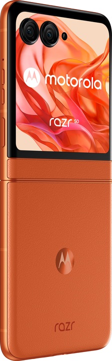 Produktbild Motorola Razr 50 (256 GB, Spritzige Orange, 271.65", SIM + eSIM, 50 Mpx, 5G)