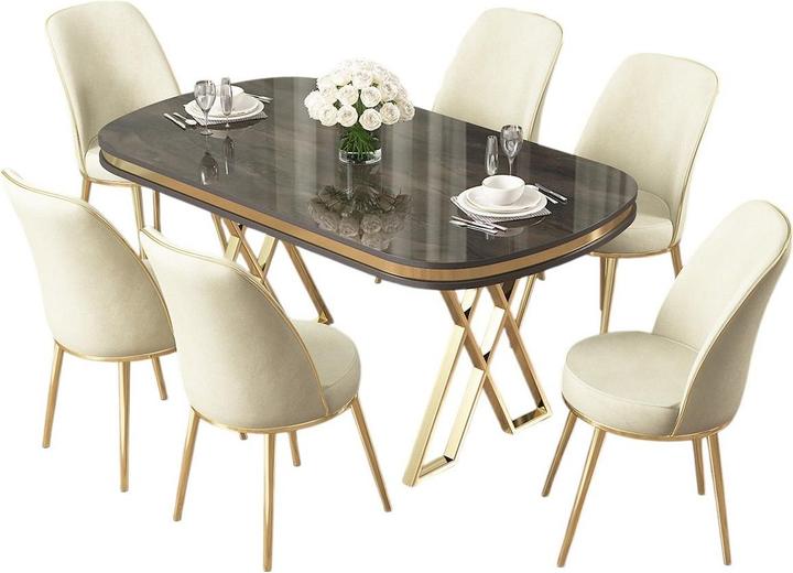 Anthracite, Crème, Or