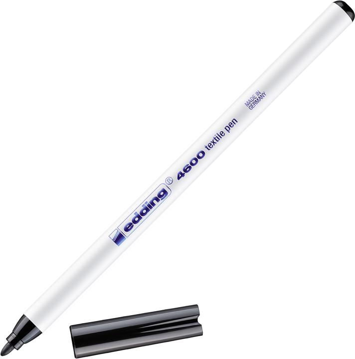 Actual product image Edding 4600 - T-shirt pen (Black, 1 mm, 1 x)