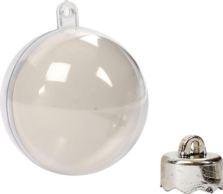 Immagine prodotto Creativ Company Palline decorative trasparenti da 5 cm, 10 pezzi.