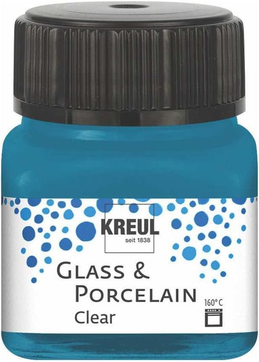 Produktbild Kreul Porzellan- und Glasfarbe (Cyanblau, 20 ml)