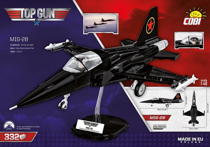 Actual product image Cobi Top Gun MIG-28