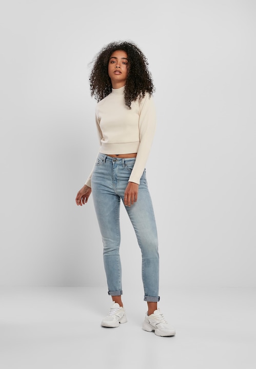 Produktbild Urban Classics Ladies Interlock Short Turtleneck Crew (L)