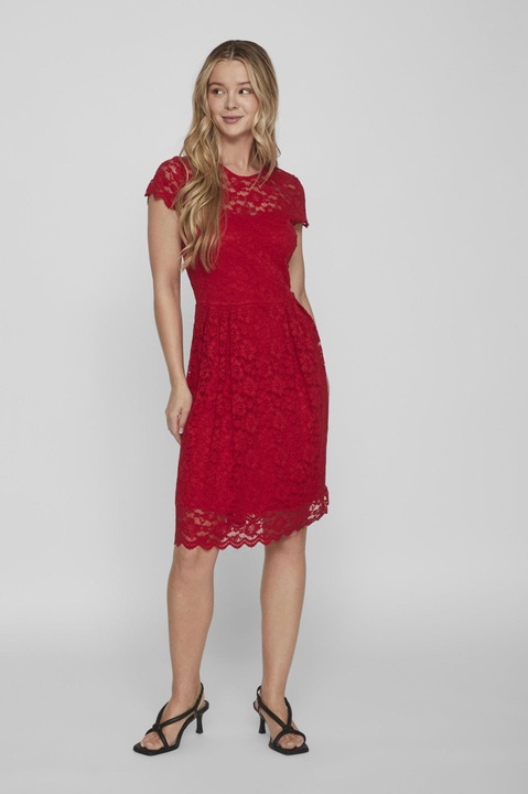 Produktbild Vila Kurzärmeliges Spitzen- Partykleid (S)