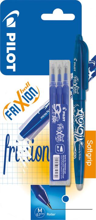 Produktbild Pilot FriXion Ball + 3x Refill (Blue, 1 x)