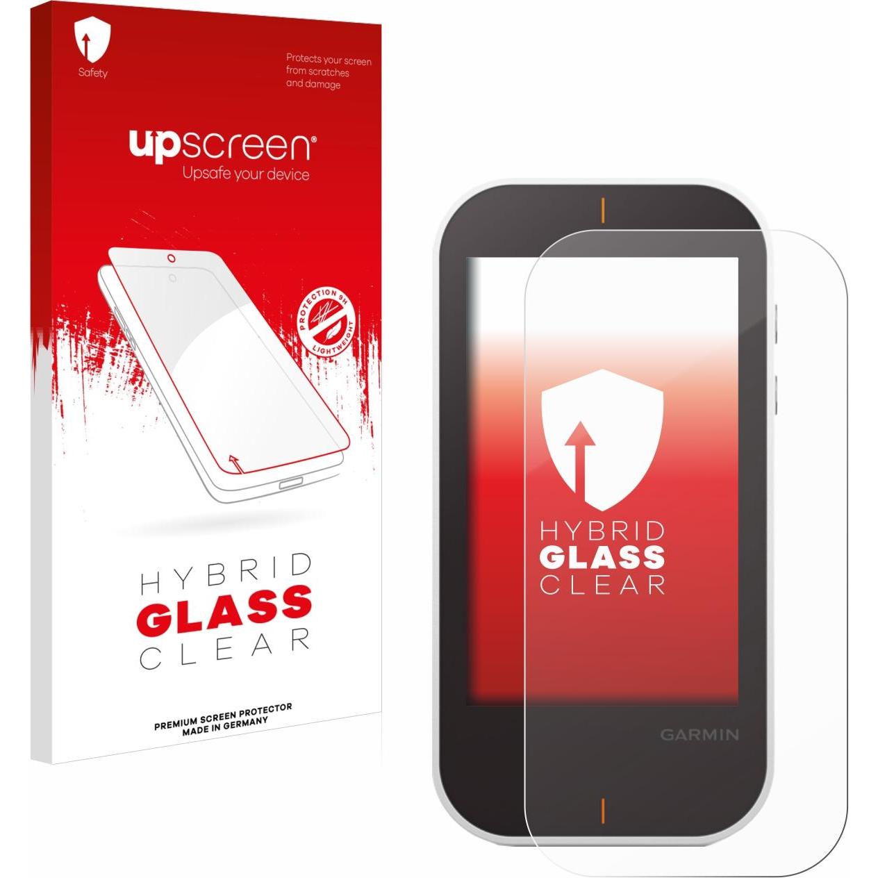 upscreen Scratch Shield Panzerglasfolie, Smartwatch Schutzfolie, Transparent