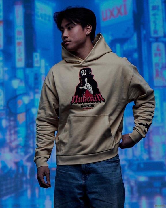 Actual product image Naruto Shippuden jumper à capuche Graphic Beige (XL) (XL)