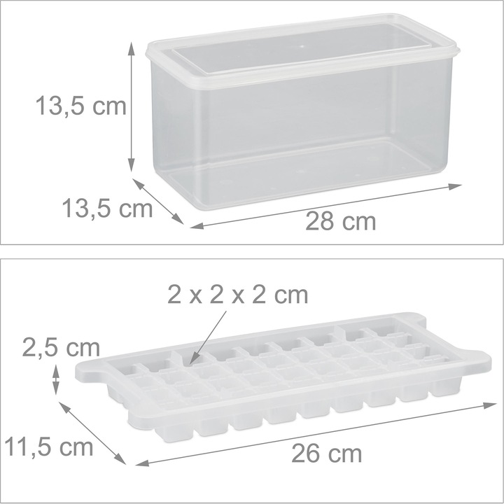 Image du produit Relaxdays Set de 7 moules à glaçons