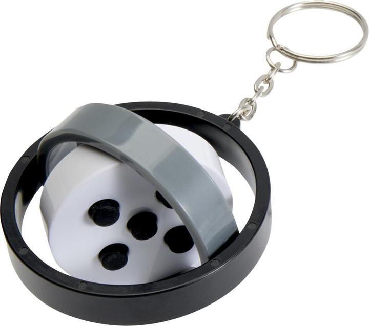 Actual product image Floso Spinx Gyroscope Recycled Plastic Fidget Keyring