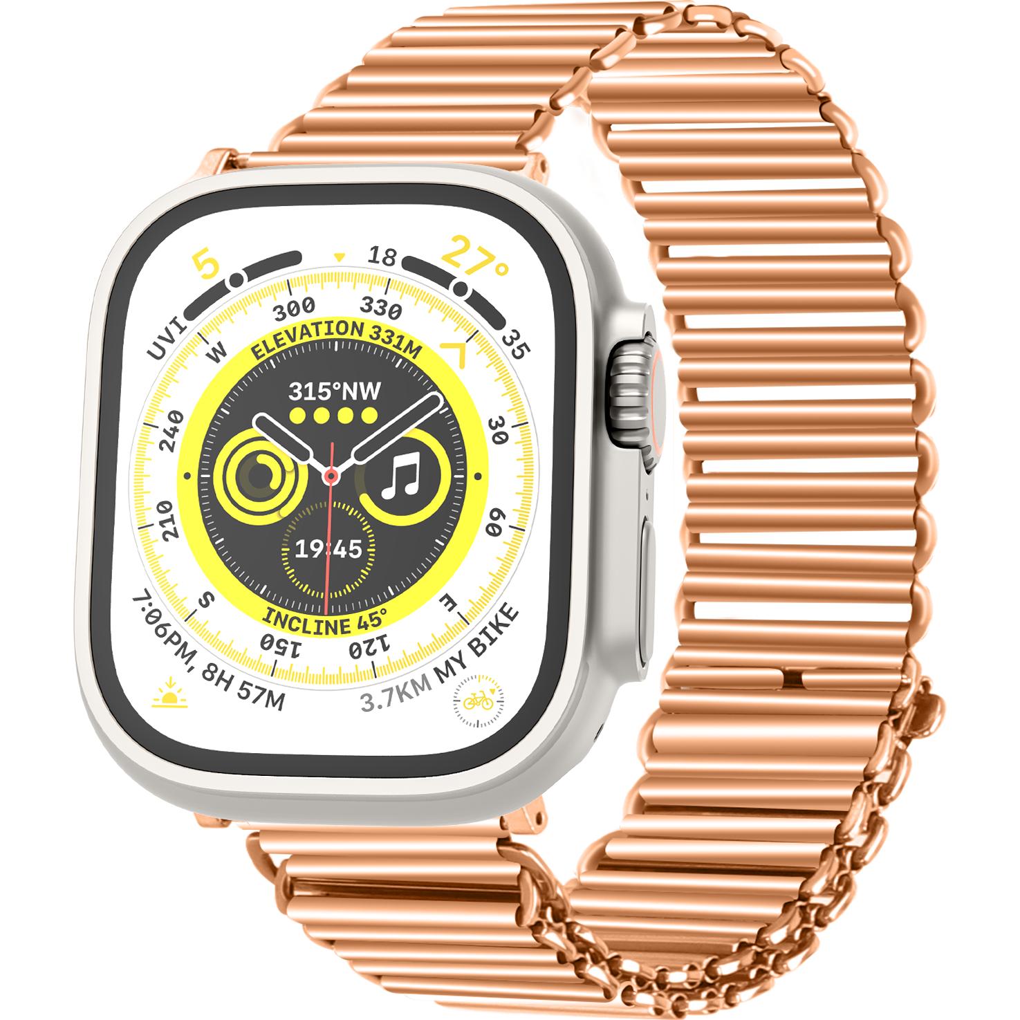 Strap-it Stahlarmband (Edelstahl, Apple Watch), Uhrenarmband