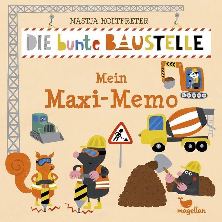 Produktbild Bunte Baustelle Maxi-Memo (Deutsch)
