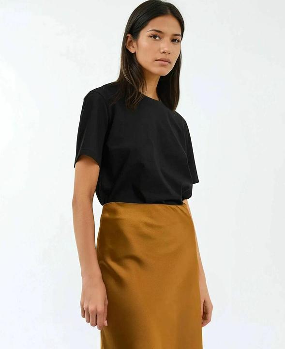 Image du produit La Redoute Collections T-shirt à encolure ronde et manches courtes (S)