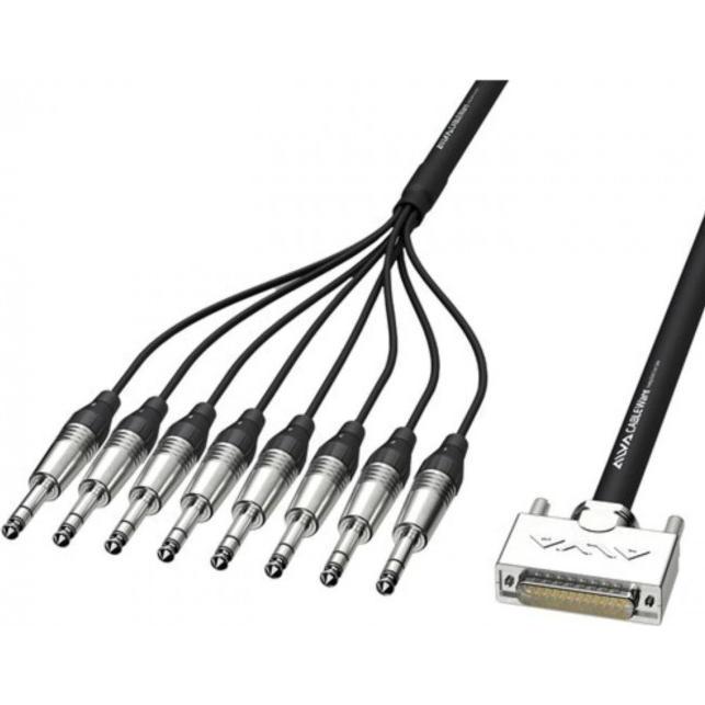 Alva D-Sub25 – 8x TRS (3 m, DB25), Audio Kabel