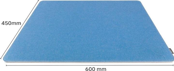 Produktbild Sigel Schreibunterlage Eyestyle, hellblau-dunkelgrau, Zwischenlage und Naht in Weiss, recyceltes PET, recy (45 x 60 cm)