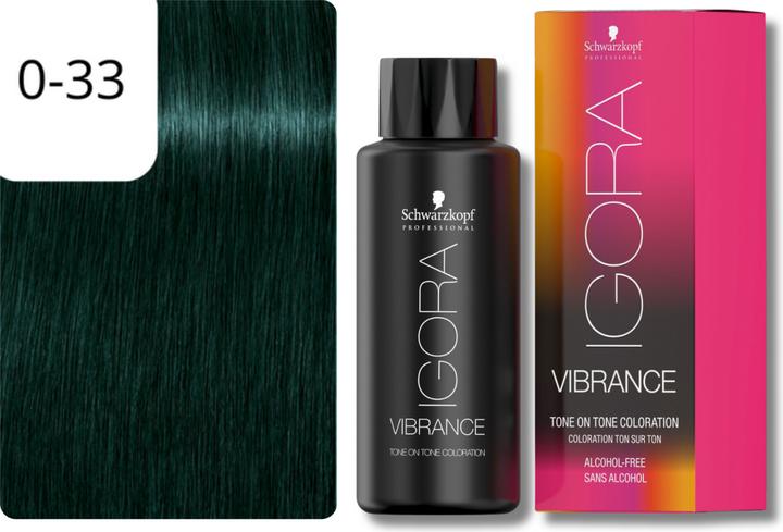 Image du produit Schwarzkopf Professional Coloration pour cheveux IGORA Vibrance NOUVEAU (0-33 Concentré mat)