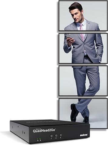 Immagine prodotto Matrox QuadHead2Go Q155 apparecchio di controllo multimonitor / Q2G-H4K