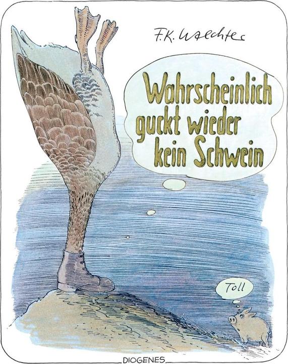 Produktbild Wahrscheinlich guckt wieder kein Schwein (Deutsch, F.K. Waechter, 2012)
