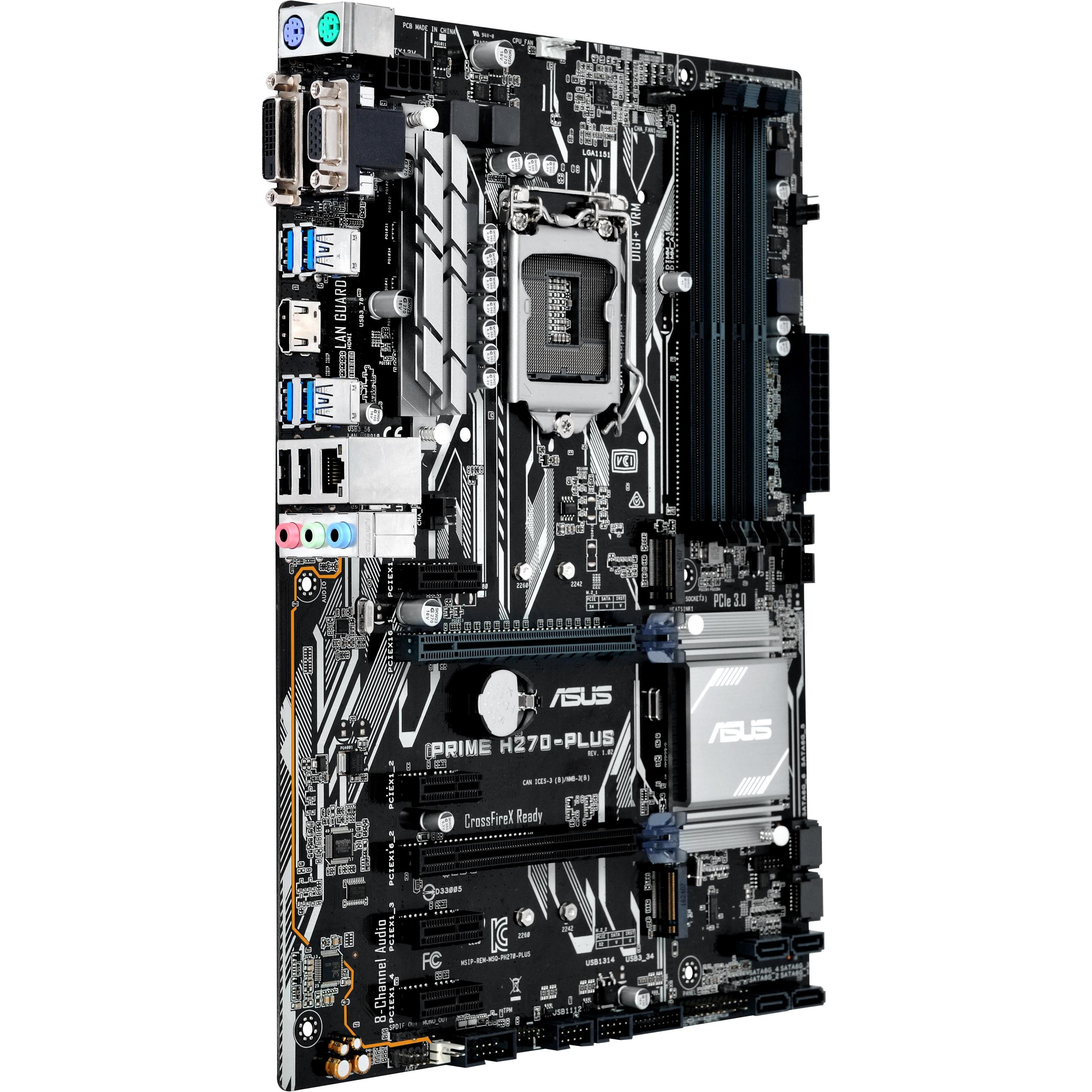 i7 7700K ＋ASUS PRIME H270-PLUS ＋メモリ ASUS PRIME H270M-PLUS LGA 1151 Micro ATX Motherboards - Intel
