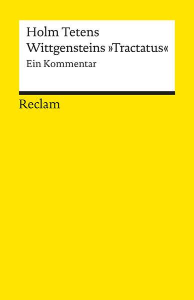 Produktbild Wittgensteins 'Tractatus' (Deutsch, Holm Tetens, 2009)