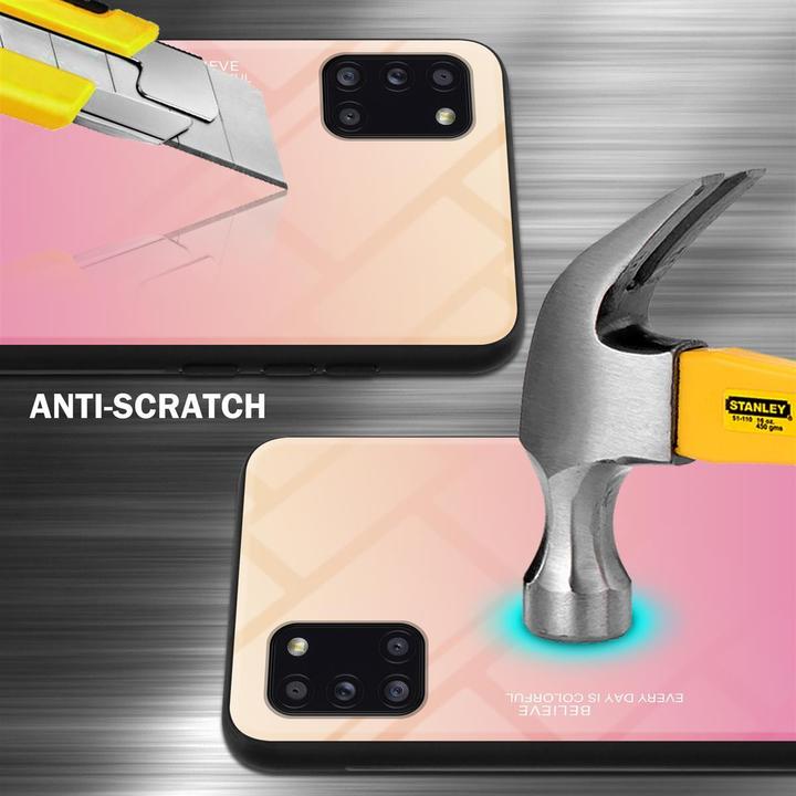 Actual product image Cadorabo TPU 2 colors glass cover (Samsung Galaxy A31)
