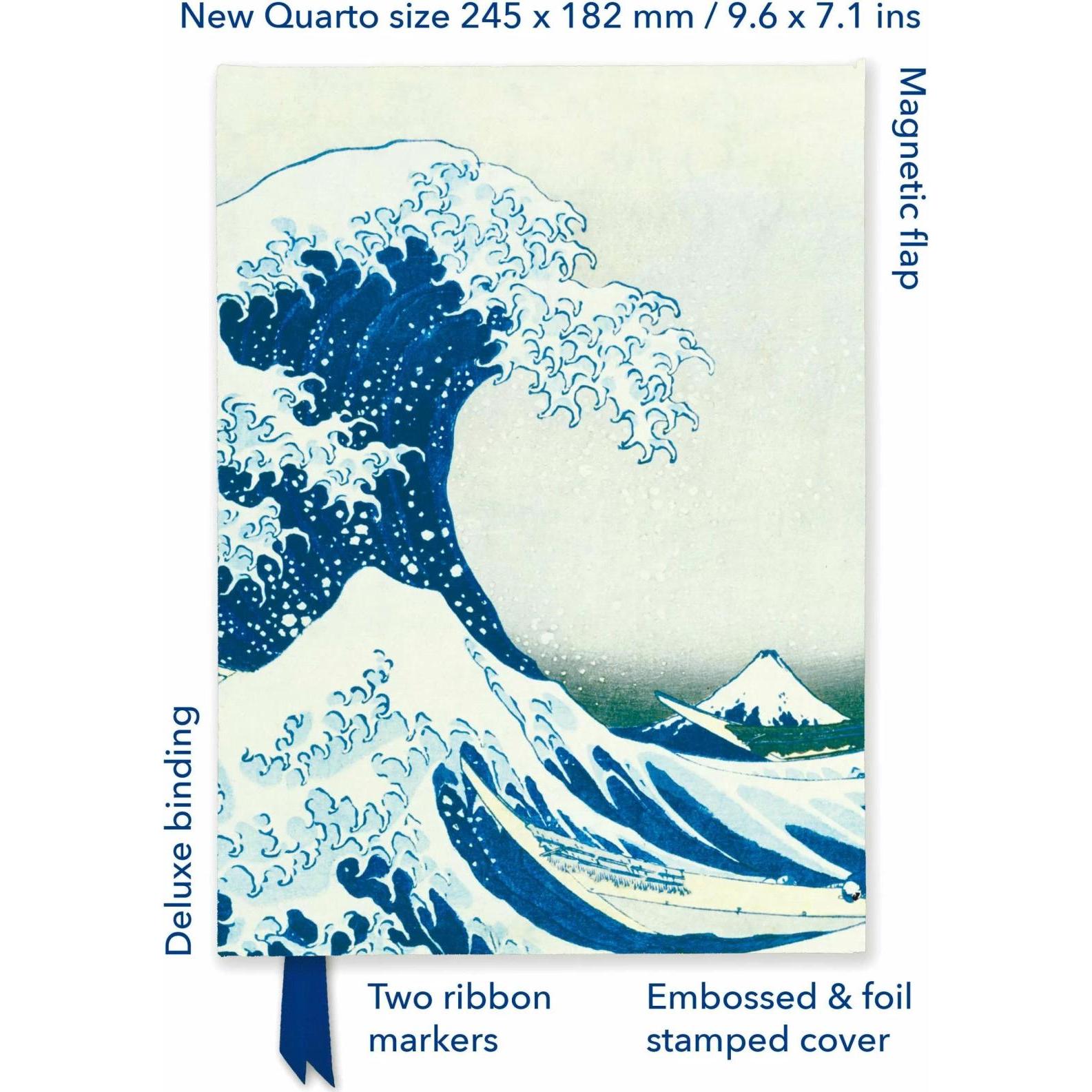 Katsushika Hokusai: The Great Wave (Foiled Quarto Journal), Fachbücher