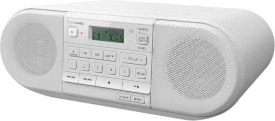 Actual product image Panasonic RX-D552 Digital 20 W White (DAB+, DAB, FM, Bluetooth)