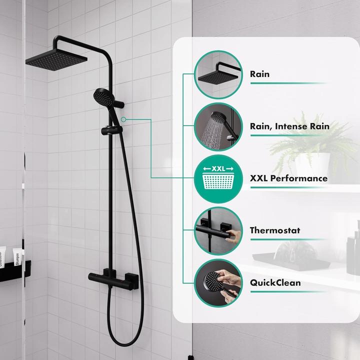 Image du produit hansgrohe Vernis Shape Système de douche 230 1 jet avec thermostat