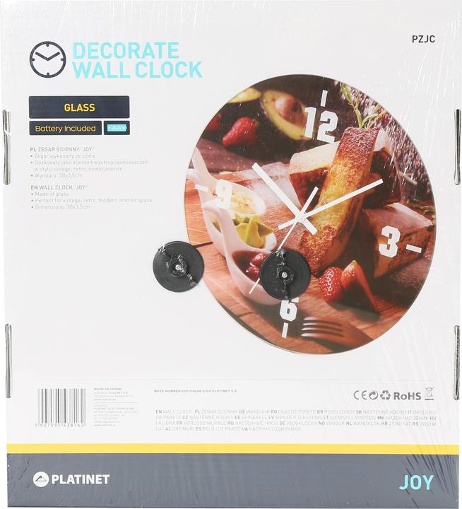 Actual product image Platinet wall clock PZJC Joy (30 cm)