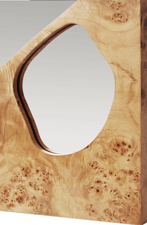 Productafbeelding Ferm Living Folia Mirror - H82 - Natural Burl (50 x 82 cm)