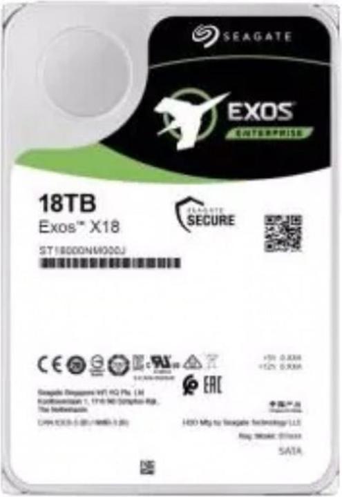 Produktbild Seagate Exos X18 SAS SED (16 TB, 3.5", CMR)