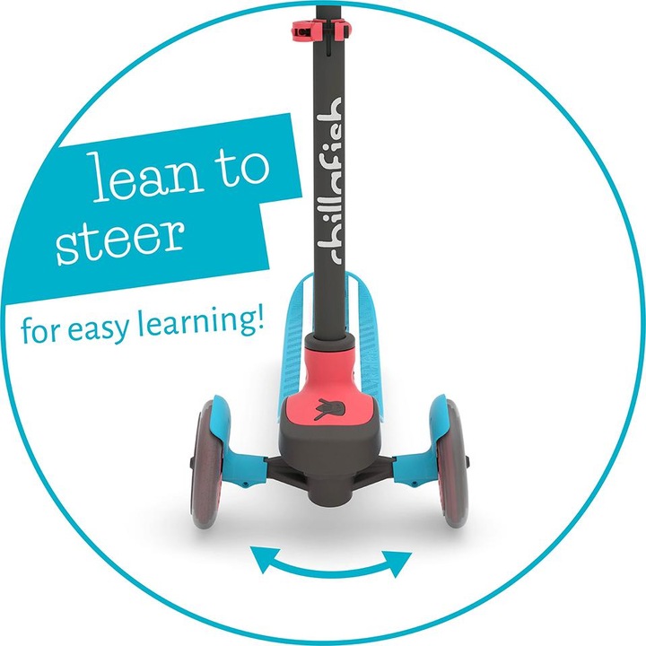 Actual product image Chillafish Scotti 3-wheel scooter with brake